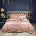 Hot sale cotton European design bed sheet set